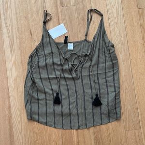NWT green tank top